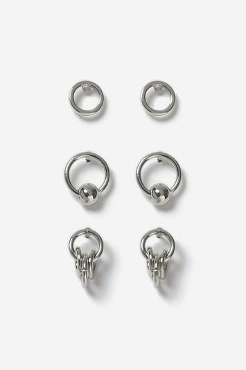 Topshop Ring And Bead Stud Pack