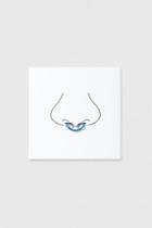 Topshop Blue Faux Septum Nose Ring