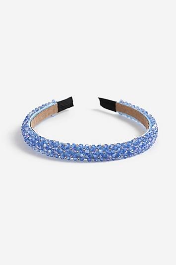 Topshop *blue Bead Headband