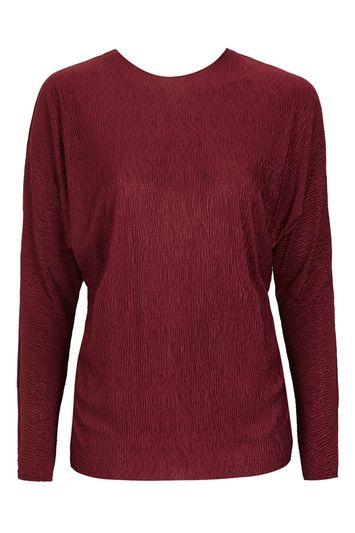 Topshop Crinkle Twist Back Top