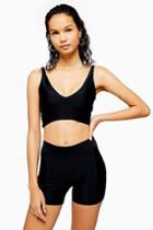 Topshop *high Waist Swim Shorts By We Are We Wear