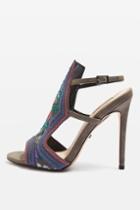 Topshop Raquel Embroidered Sandals