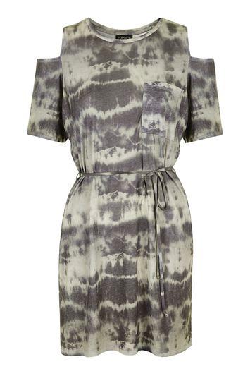 Topshop Tie-dye Tee Dress