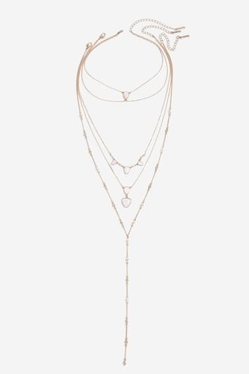 Topshop Opal Layer Necklace