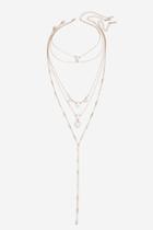 Topshop Opal Layer Necklace
