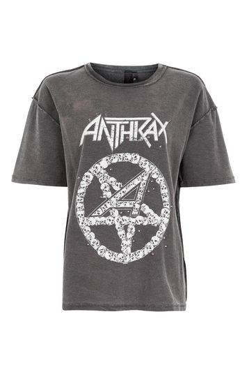 Topshop Anthrax Studded T-shirt By And Finally