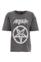 Topshop Anthrax Studded T-shirt By And Finally