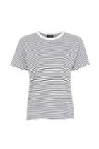 Topshop Tall Stripe Nibble T-shirt