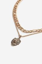 Topshop *lion Pendant Necklace