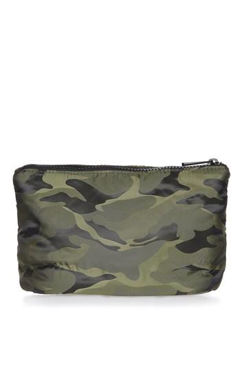 Topshop Max Nylon Camo Make-up Bag