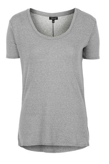 Topshop Drape Back Tee
