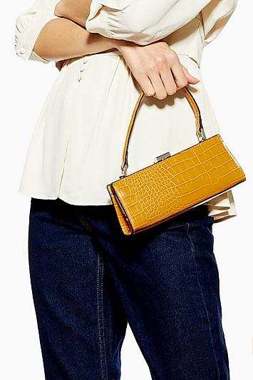 Topshop Frankie Yellow Frame Mini Bag