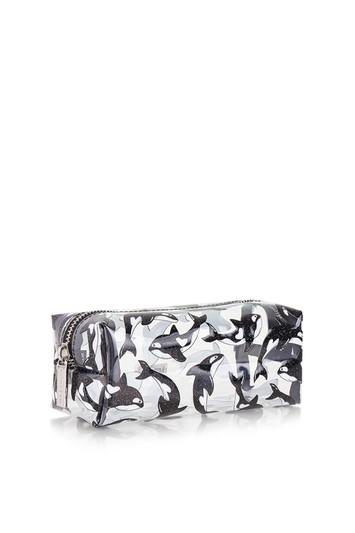 Topshop *killer Whale Make Up Bag By Skinny Dip