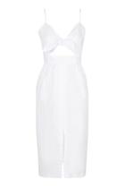Topshop Petite Cut-out Midi Sundress