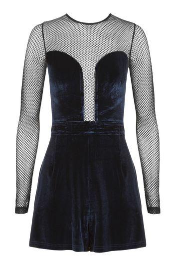 Topshop *rock The Night Playsuit By Wyldr
