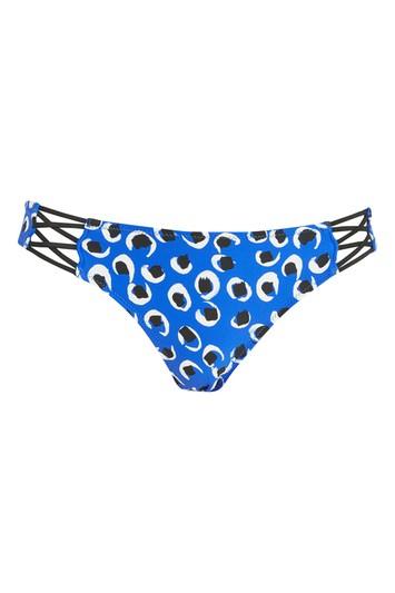 Topshop Graphic Circle Bikini Bottoms