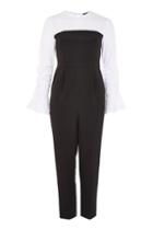 Topshop Poplin 2-in-1 Jumpsuit