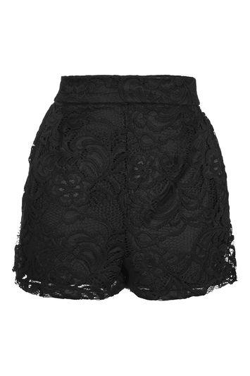 Topshop *lace Shorts By Love
