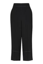 Topshop Topstitch Wide Crop Trousers