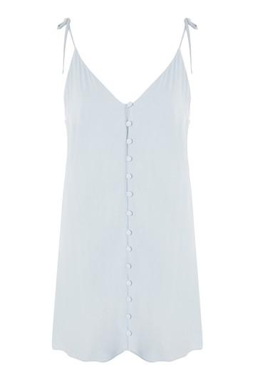 Topshop Button Front Mini Dress