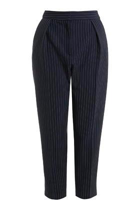 Topshop Tall Pinstripe Peg Trouser
