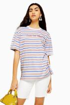 Just Be Nice Stripe T-shirt By Tee & Cake