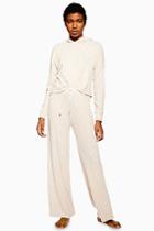 Topshop Lounge Soft Ribbed Trousers