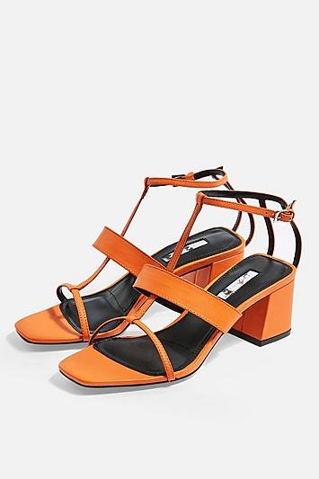 Topshop Ribbon T-bar Sandals