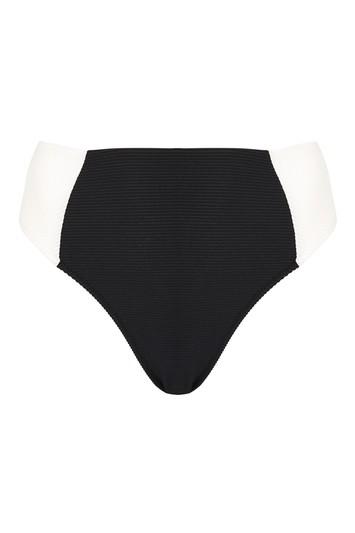 Topshop Rib Colour Block Bikini Pants