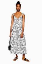 Topshop Heart Knot Maxi Dress