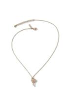 Topshop Palm Tree Ditsy Necklace