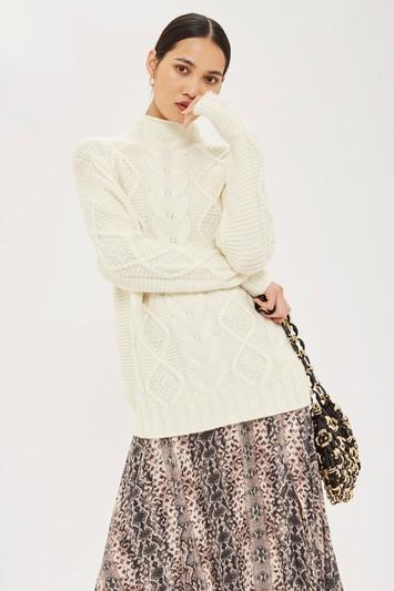 Topshop *knitted Jumper By Yas