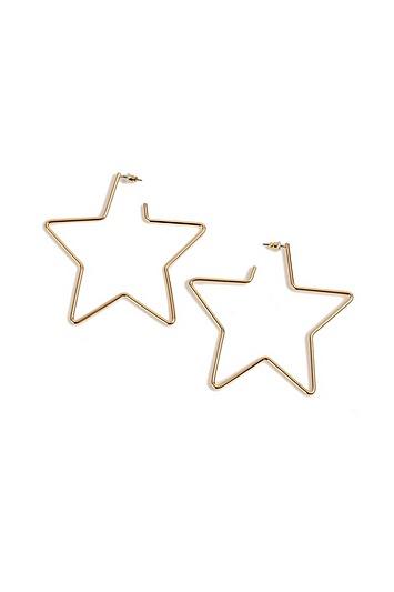 Topshop *star Hoop Earrings