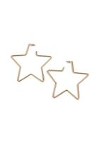 Topshop *star Hoop Earrings