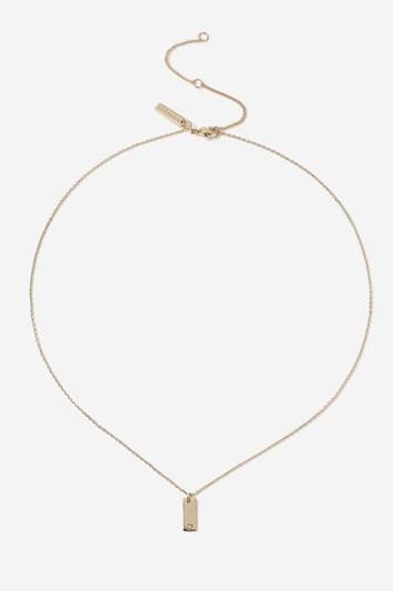 Topshop March Birthstone Ditsy Necklace