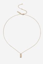 Topshop March Birthstone Ditsy Necklace