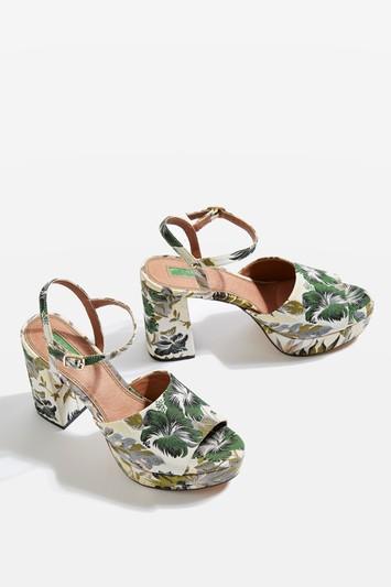 Topshop Lava Platform Sandals