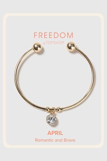 Topshop April Birthstone Bangle
