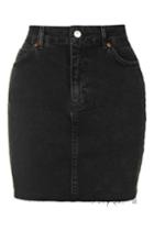 Topshop Moto High Waisted Denim Skirt