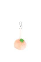 Topshop *peach Pom Pom Key Charm By Skinnydip
