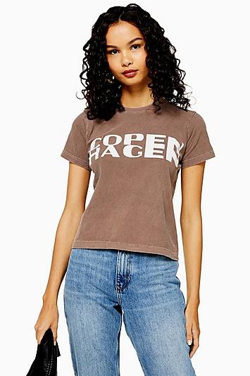 Topshop Copenhagen Shrunken T-shirt