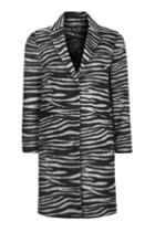 Topshop Zebra Print Coat
