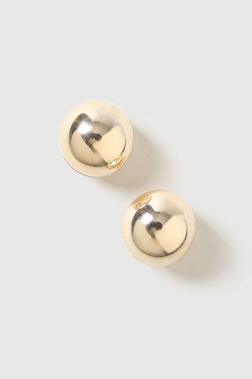 Topshop Oversized Round Earrings