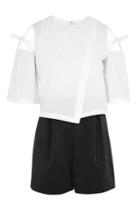 Topshop Poplin 2-in-1 Playsuit