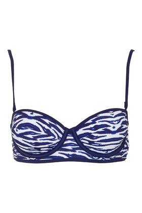 Topshop Stripe Animal Longline Top