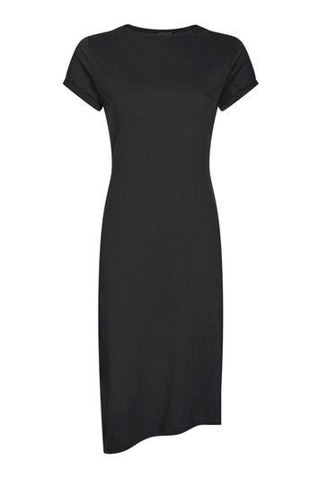 Topshop Casual Drape Midi Dress