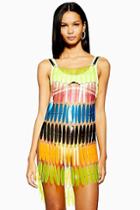 Topshop Festival Multi Smoke Tpu Dress