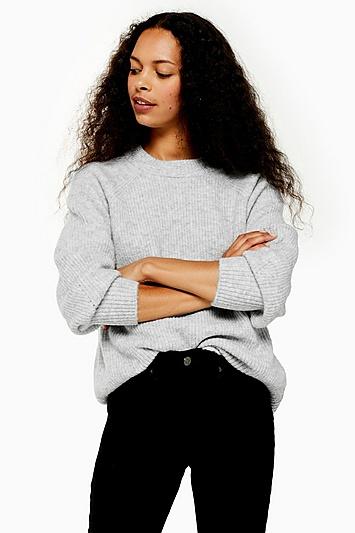 Topshop Petite Grey Jumper