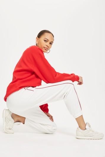 Topshop Side Striped Cuffed Track Pants