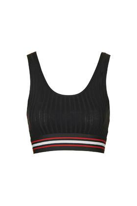 Topshop Tall Sporty Rib Bralet Top